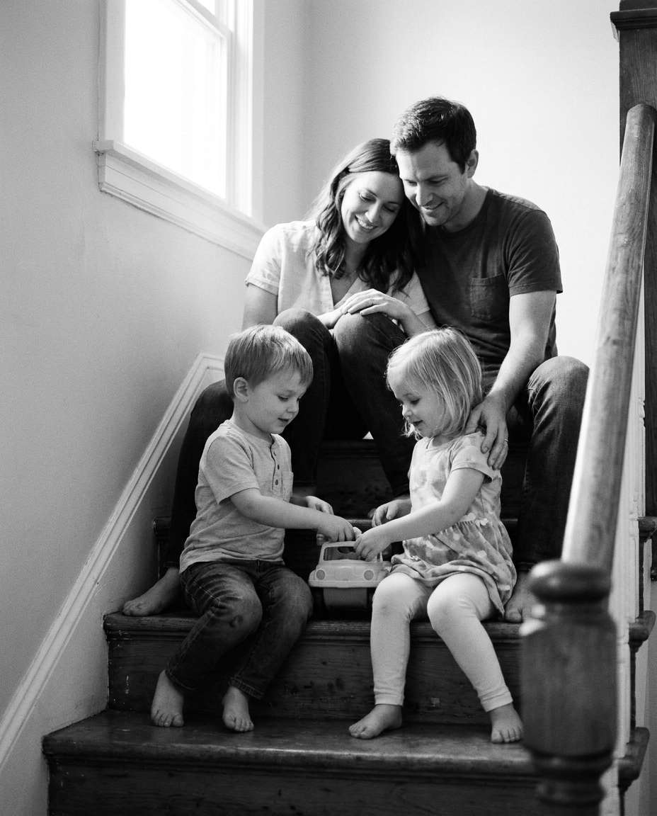 staircase sit together photo