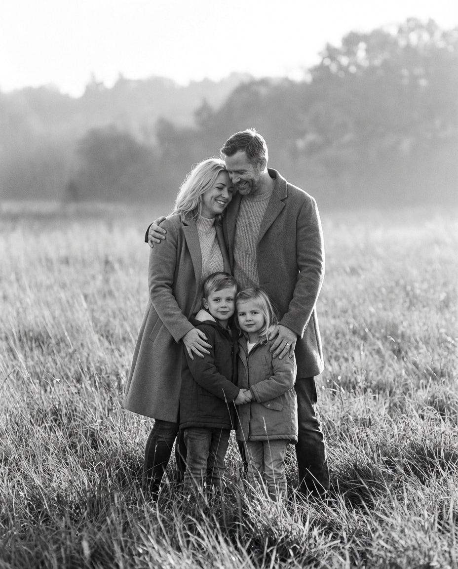 outdoor field embrace photo