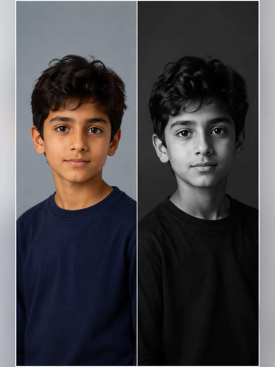 Classic Studio Close-Up - illustrative image-to-image before and after