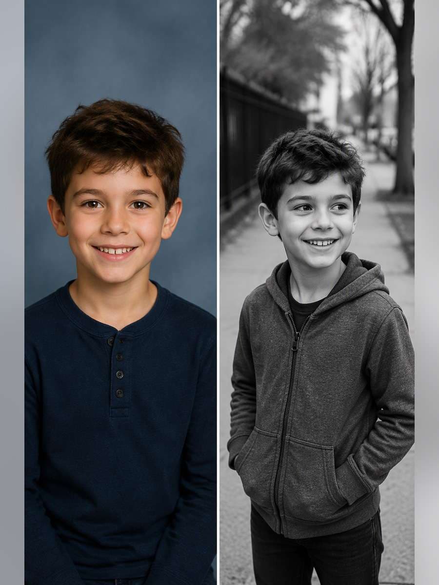 Outdoor Sidewalk Candid - illustrative image-to-image before and after