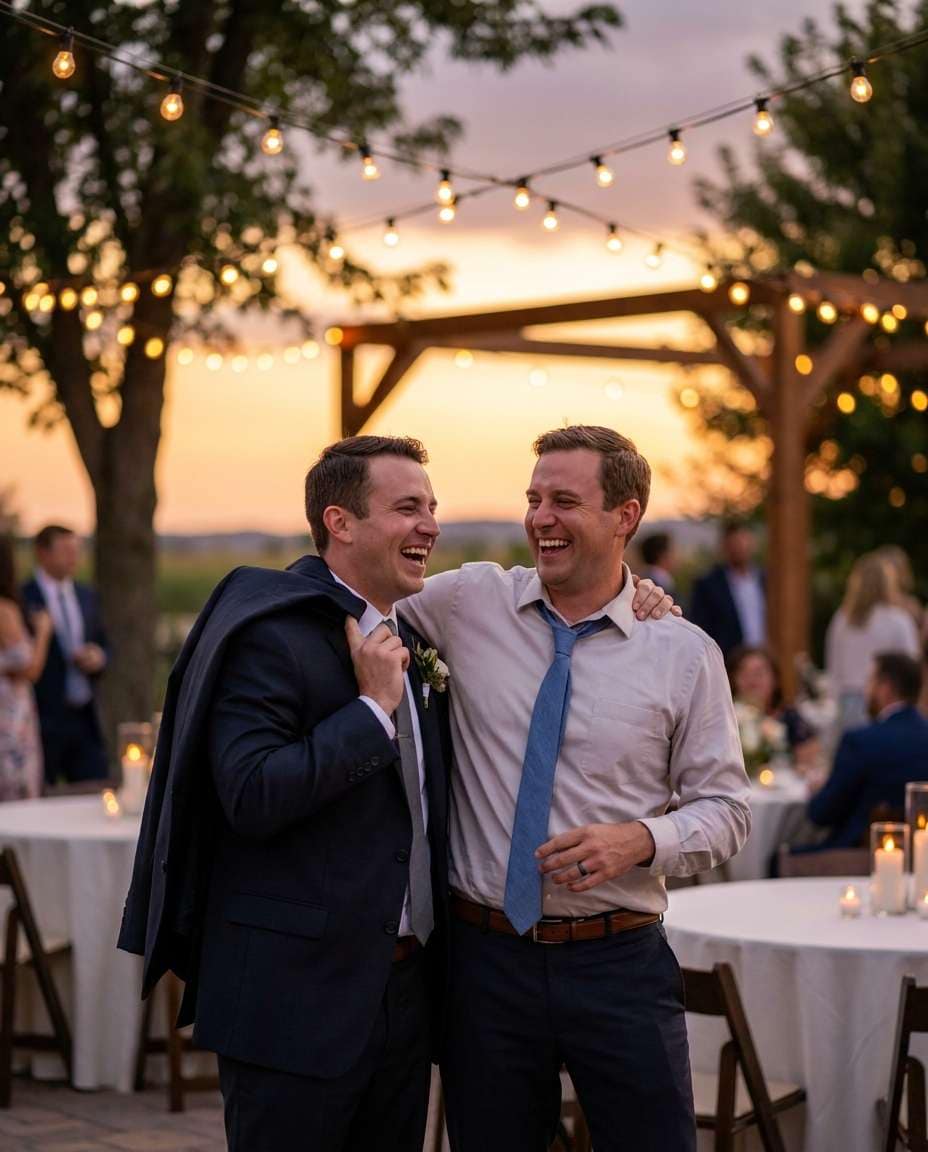 wedding guest moment photo