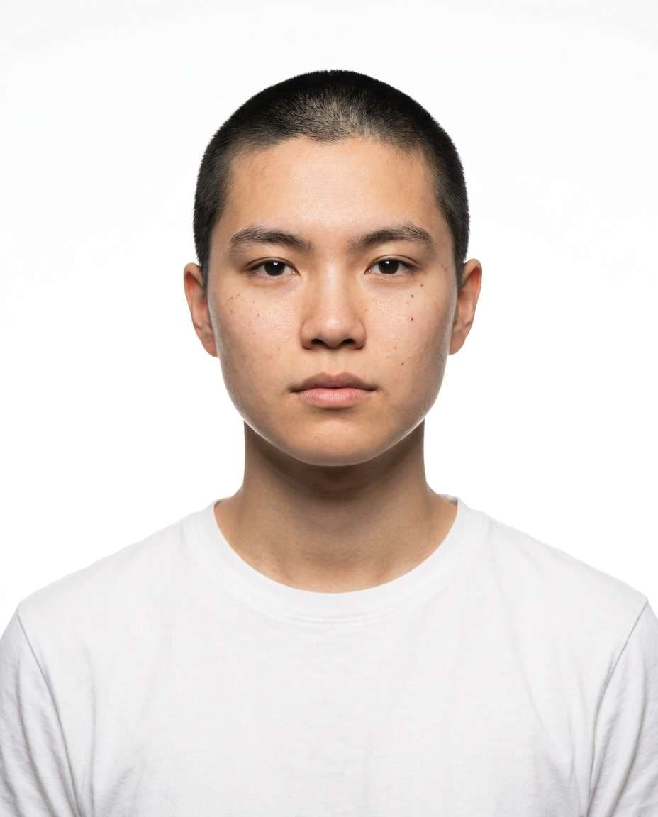 minimal white background photo
