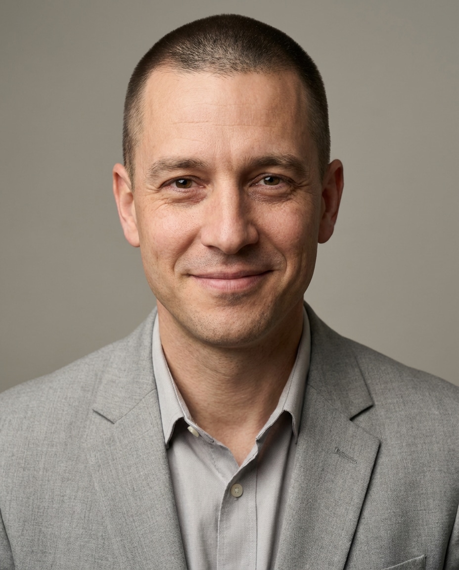 soft smile headshot photo