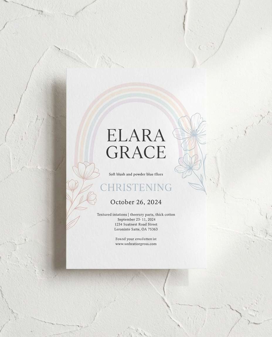 pastel rainbow subtle photo