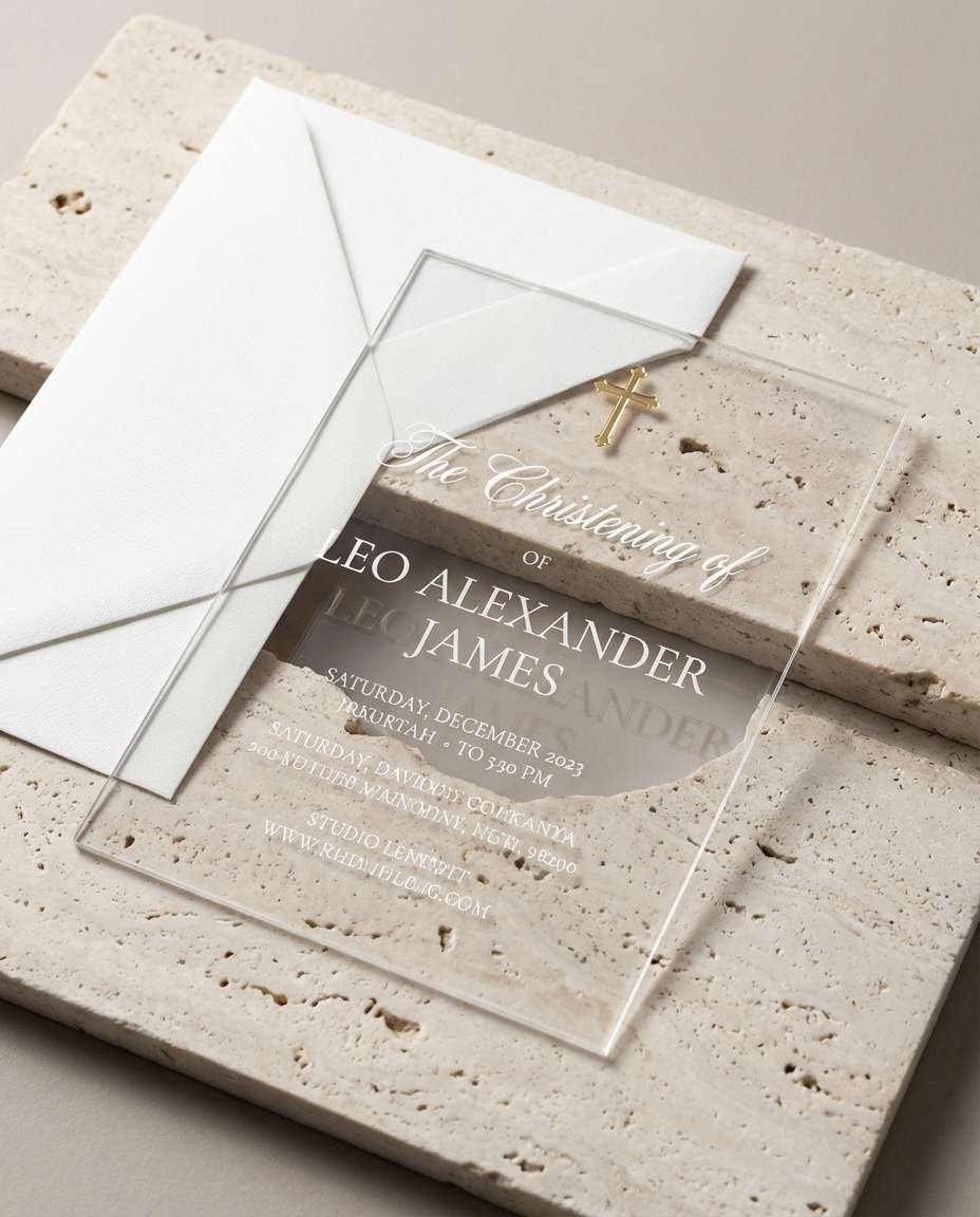 acrylic modern mockup photo