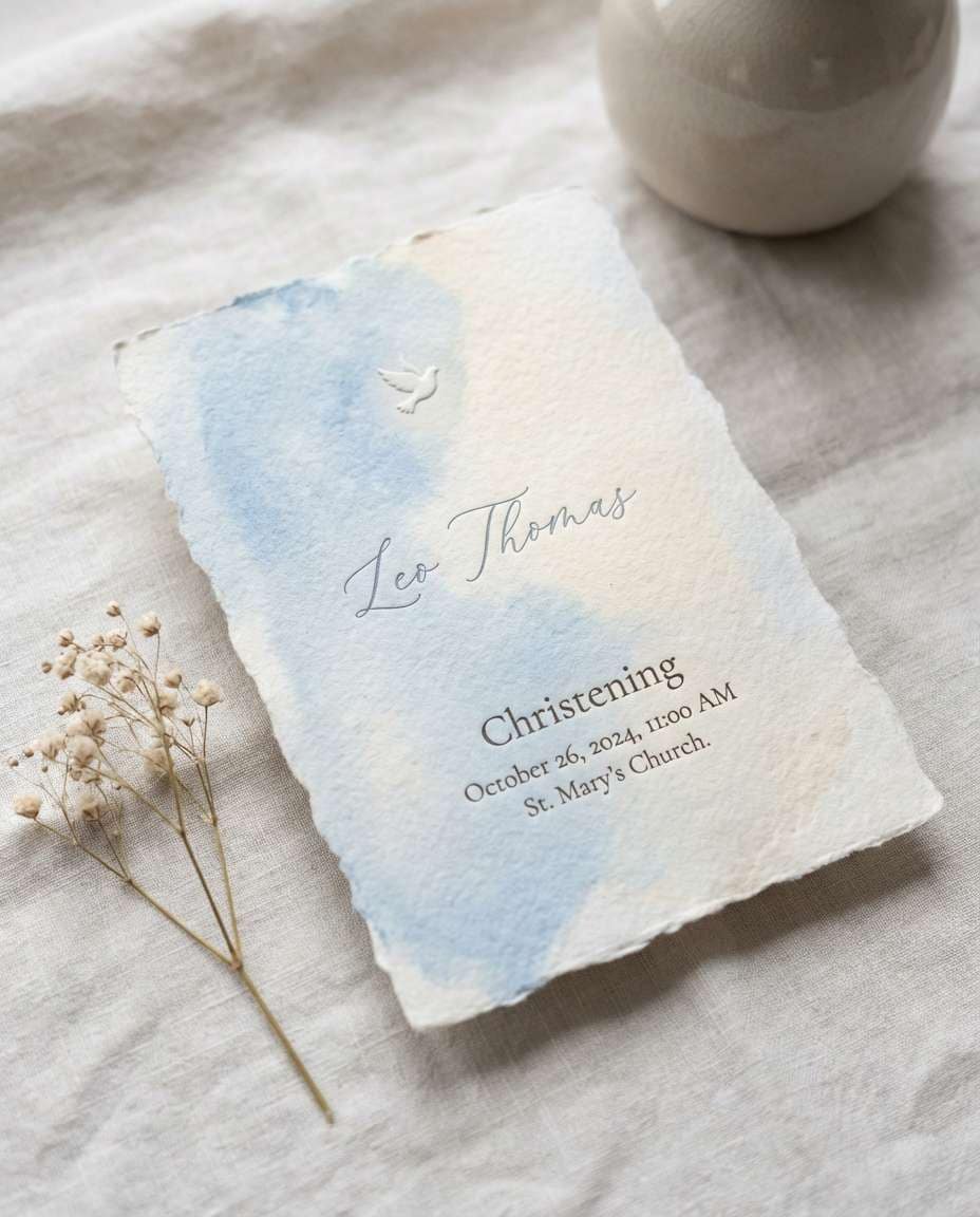 watercolor blue wash photo