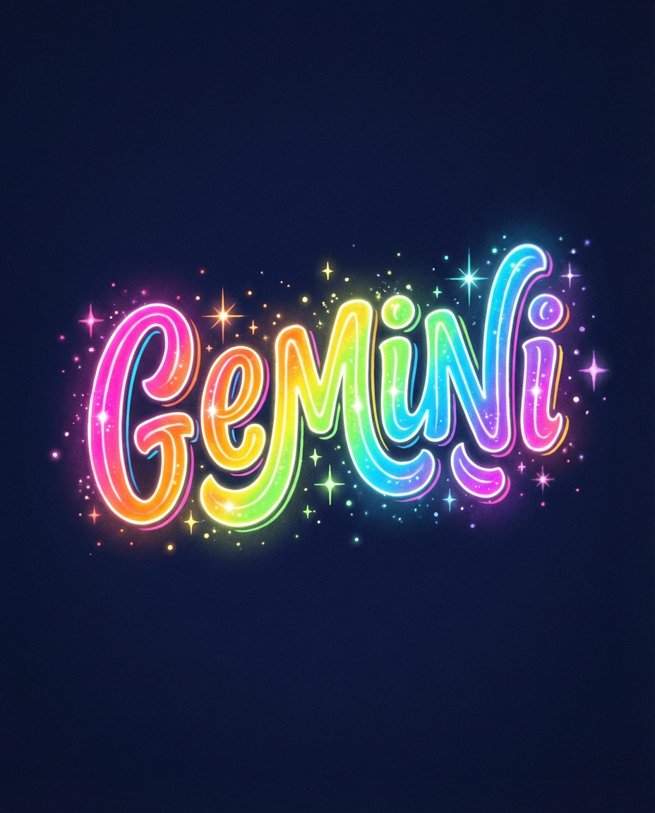 neon gel pen glow photo