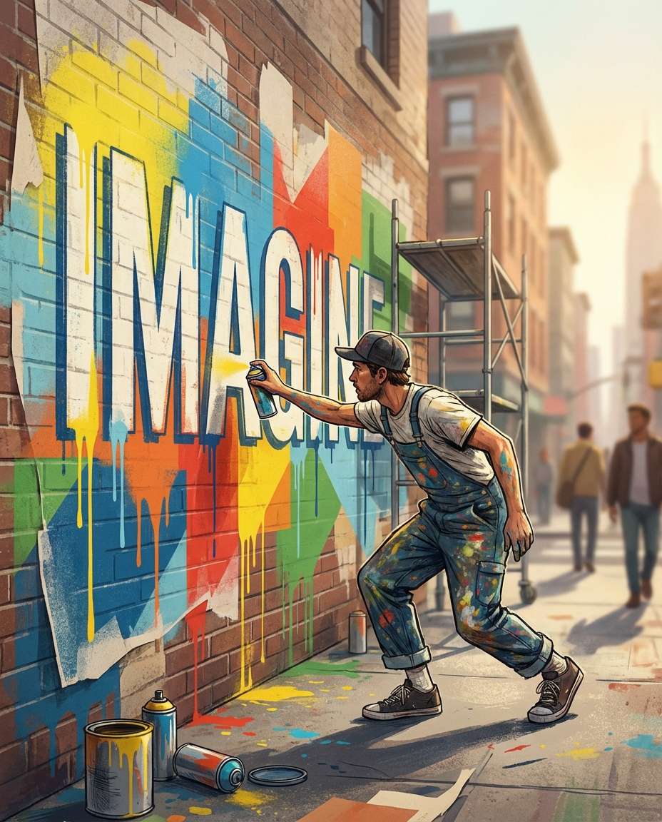 mural painting scene photo