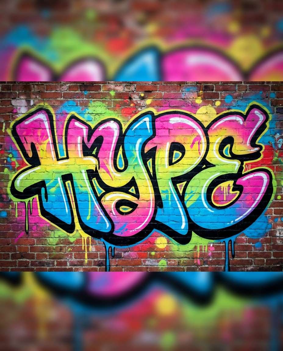 graffiti drip tag photo