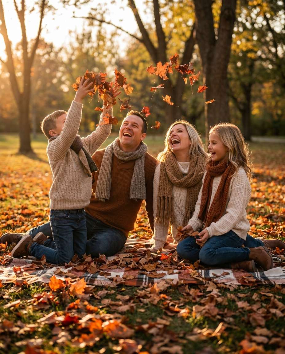 autumn leaf crunch photo