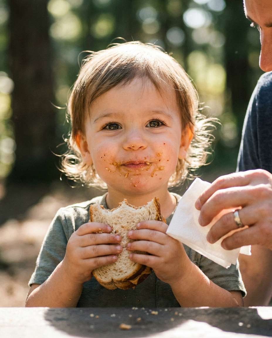 toddler snack break photo
