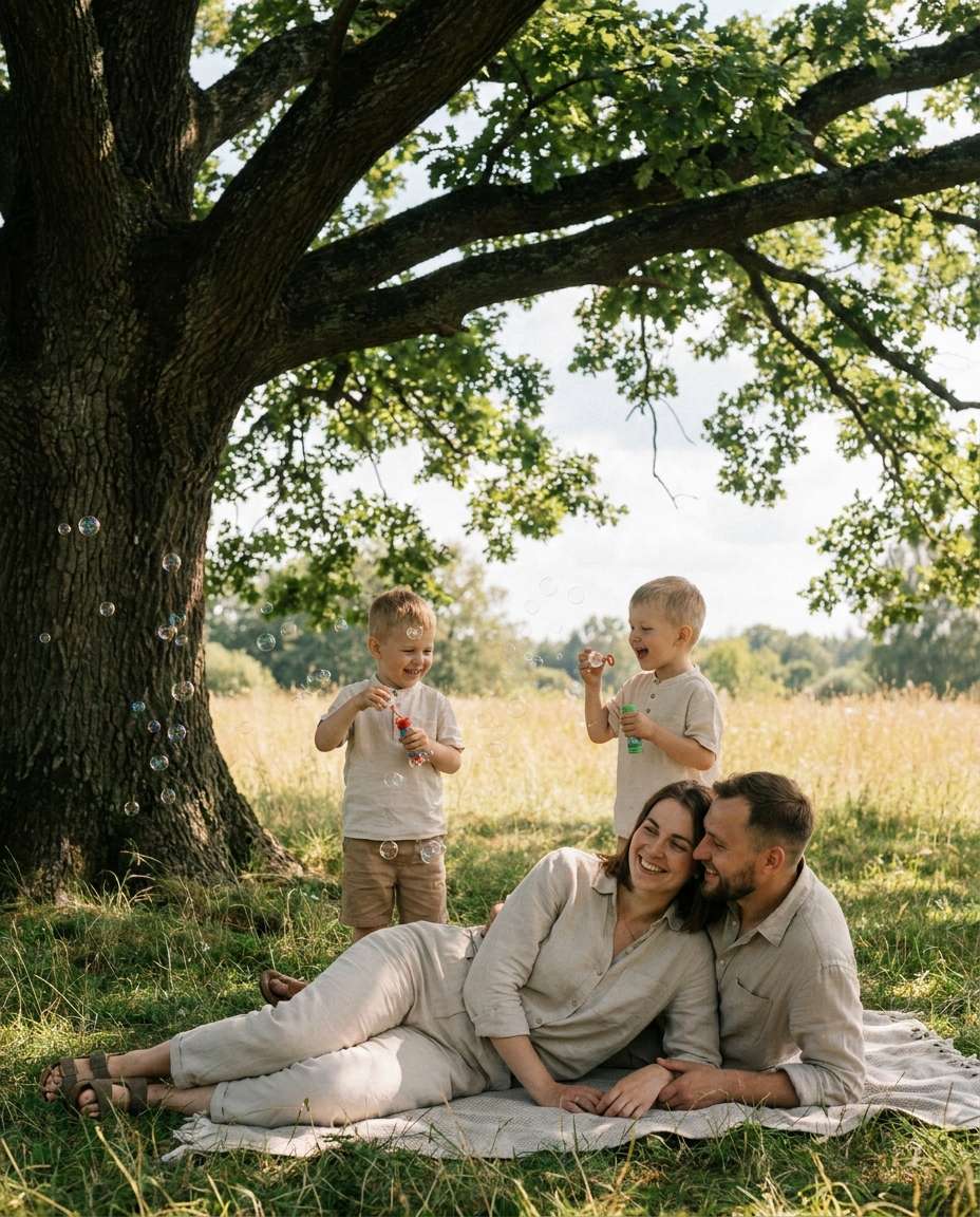 under the big tree photo