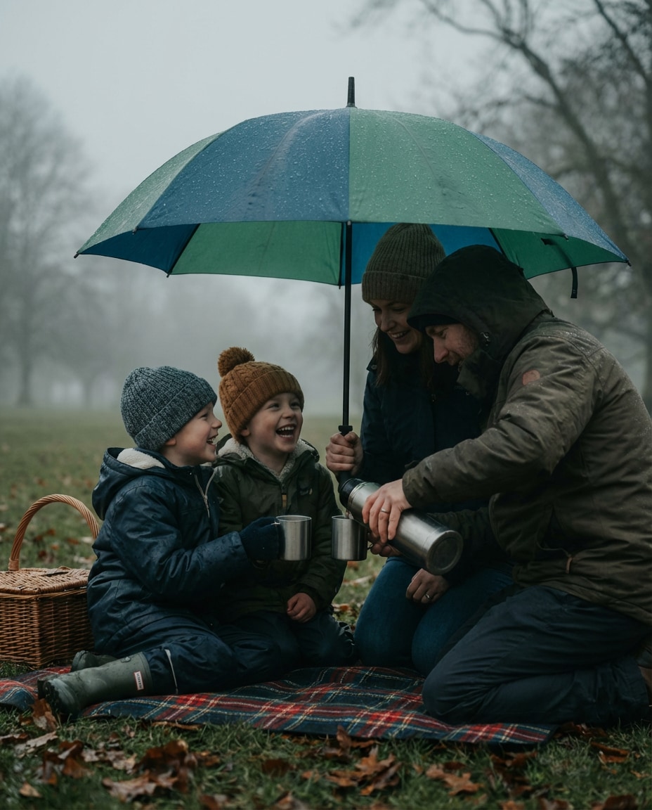 rainy day cozy photo