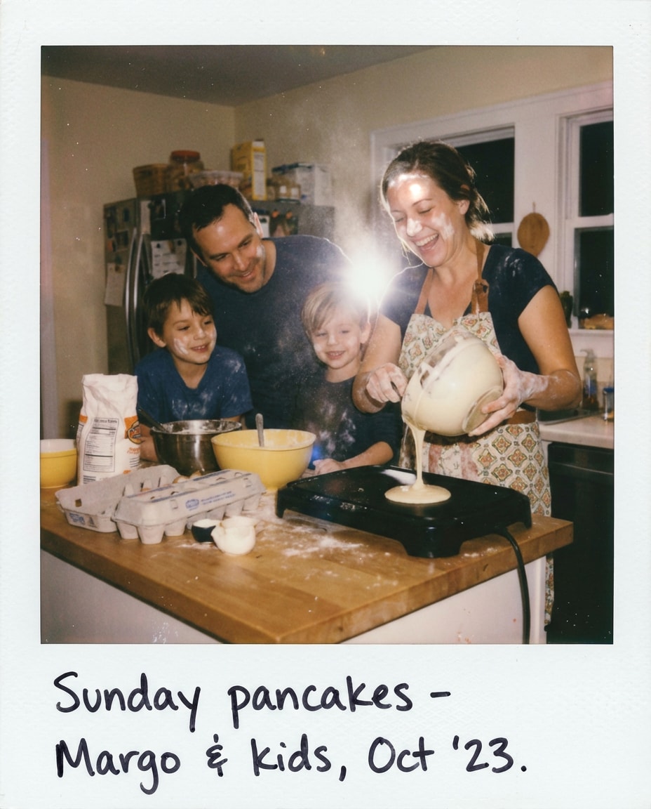 sunday morning pancakes photo