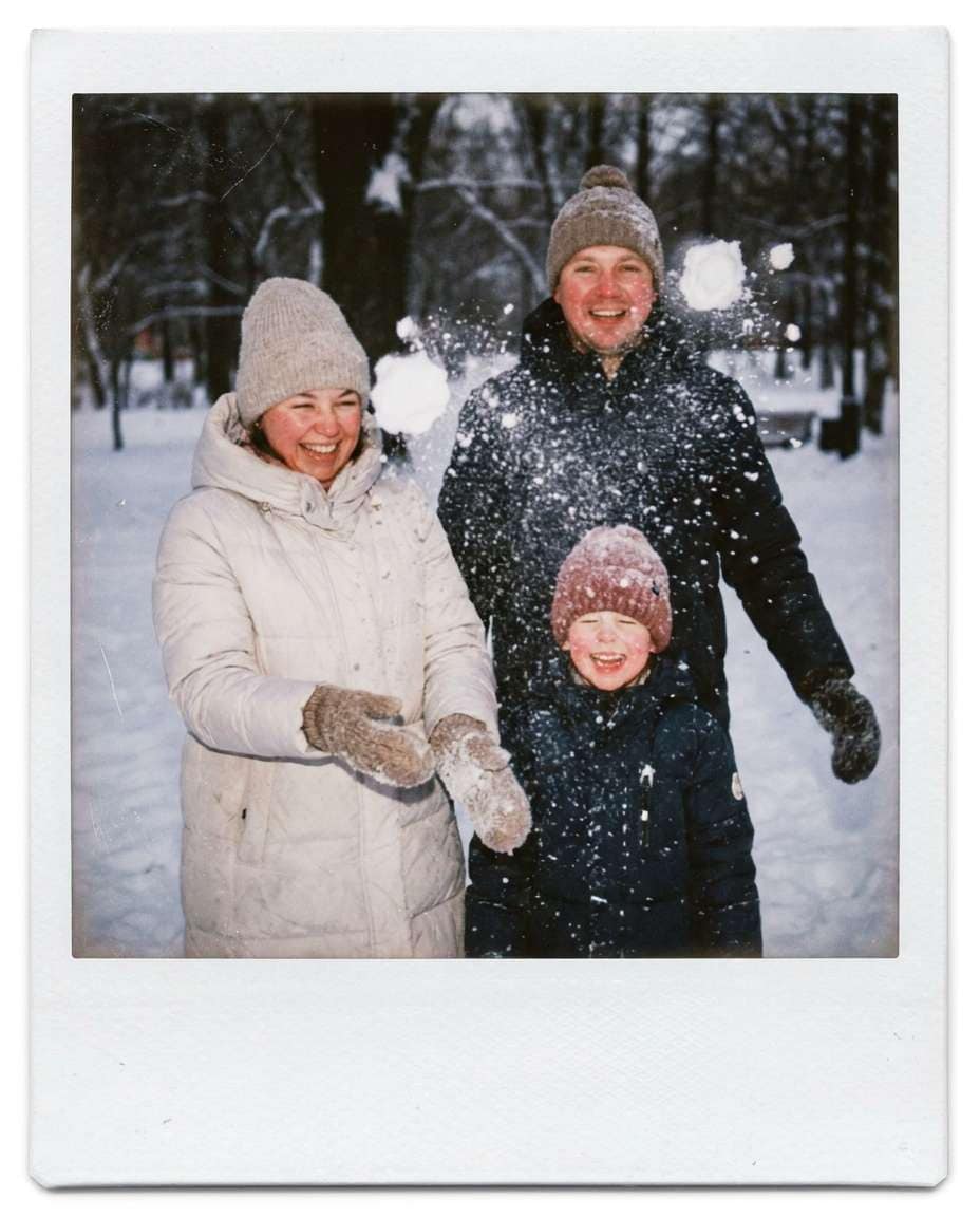 snow day mittens photo