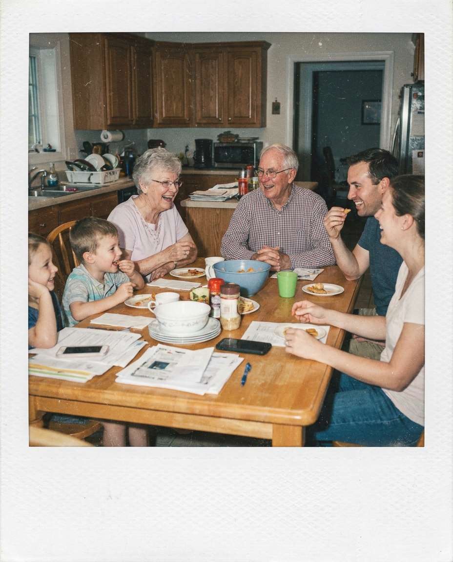 kitchen table storytime photo