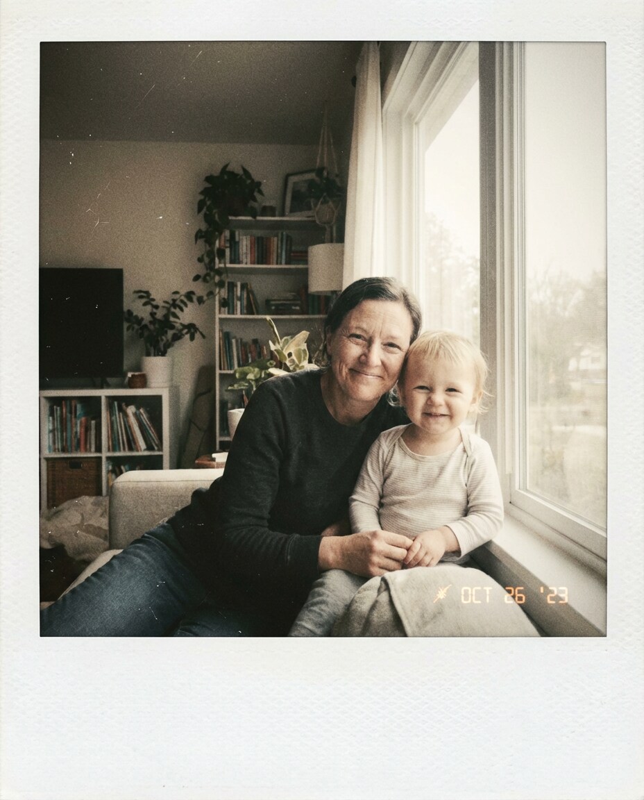 morning window portrait photo