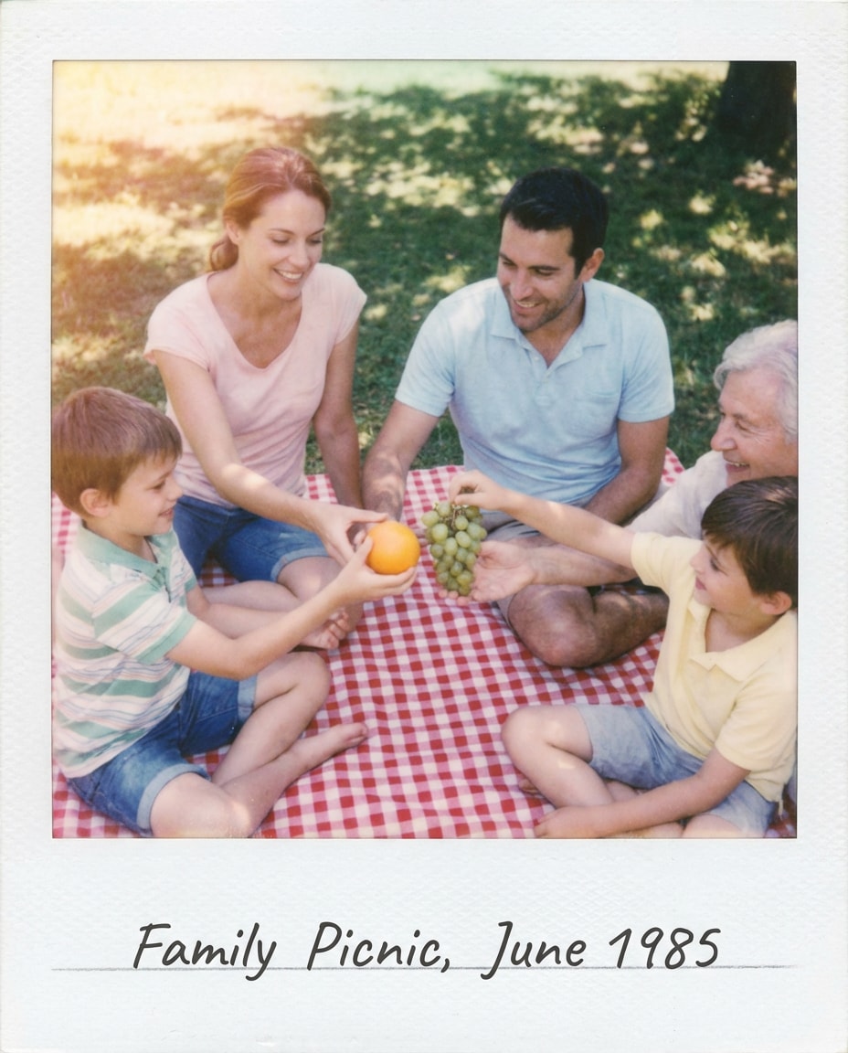park picnic blanket photo