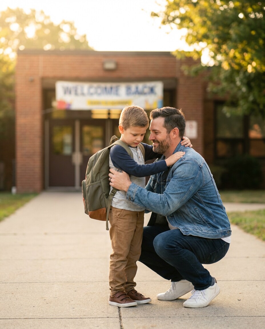 first day of school photo
