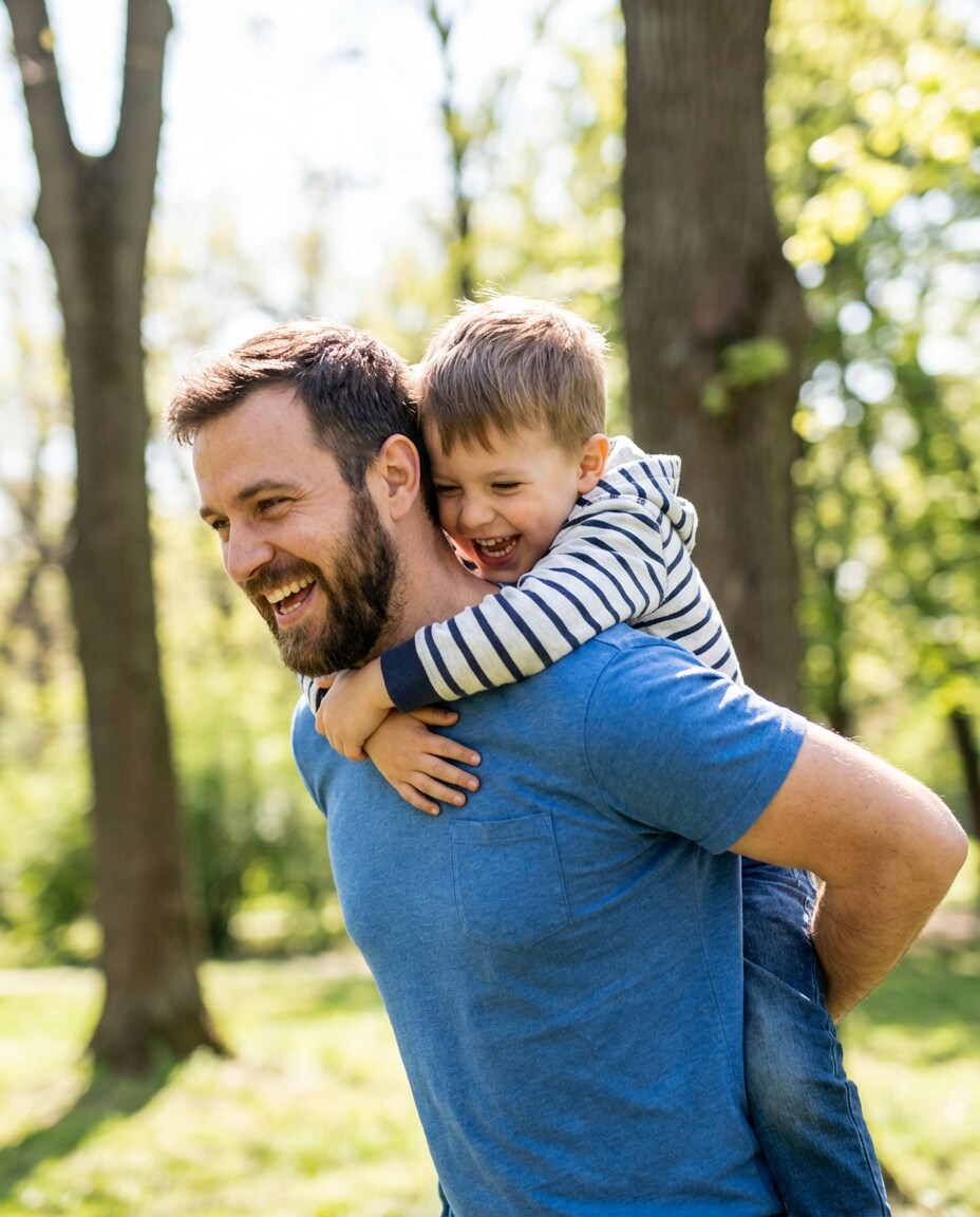 piggyback hug squeeze photo