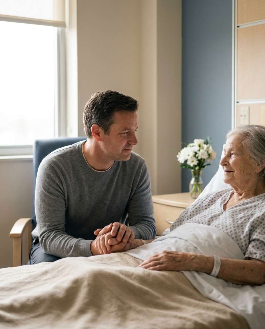 quiet hospital visit photo