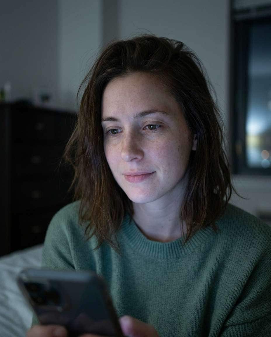 phone light intimacy photo