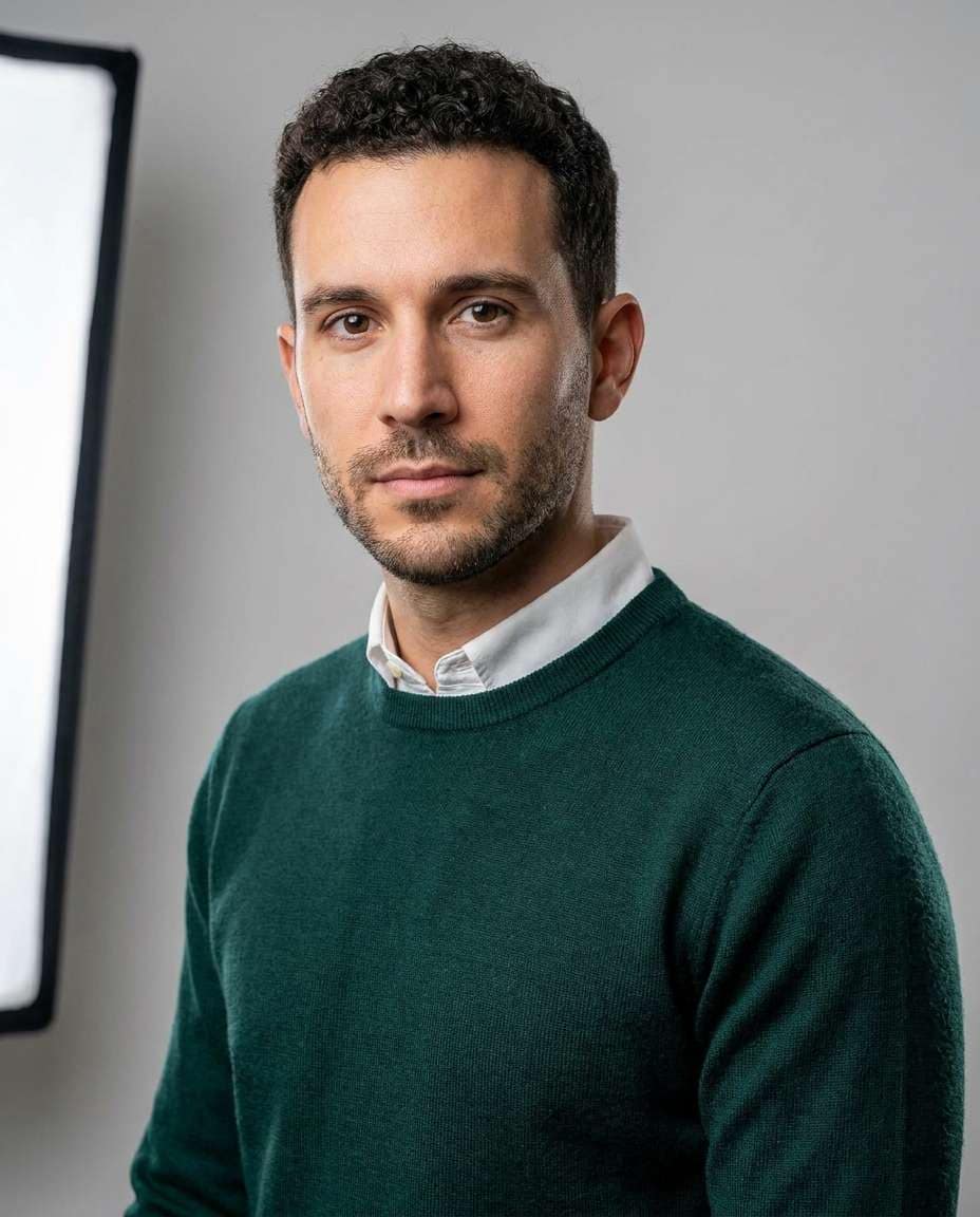 clean studio editorial photo