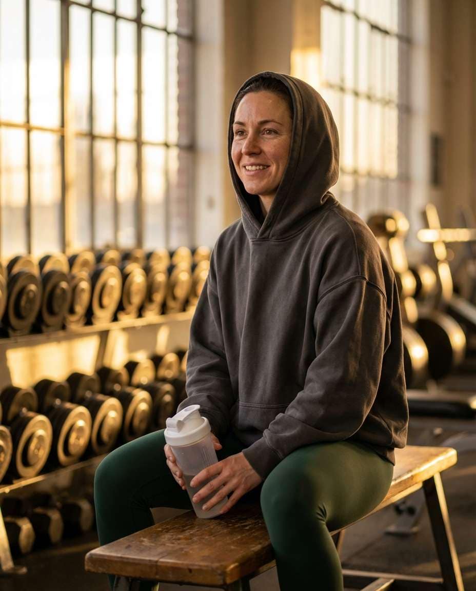 protein shake lifestyle photo