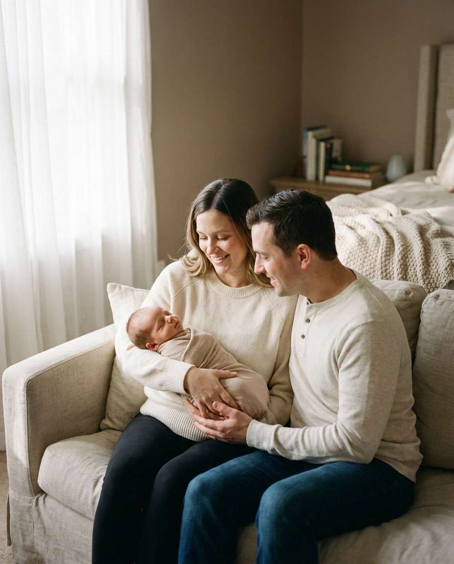 newborn soft wrap photo