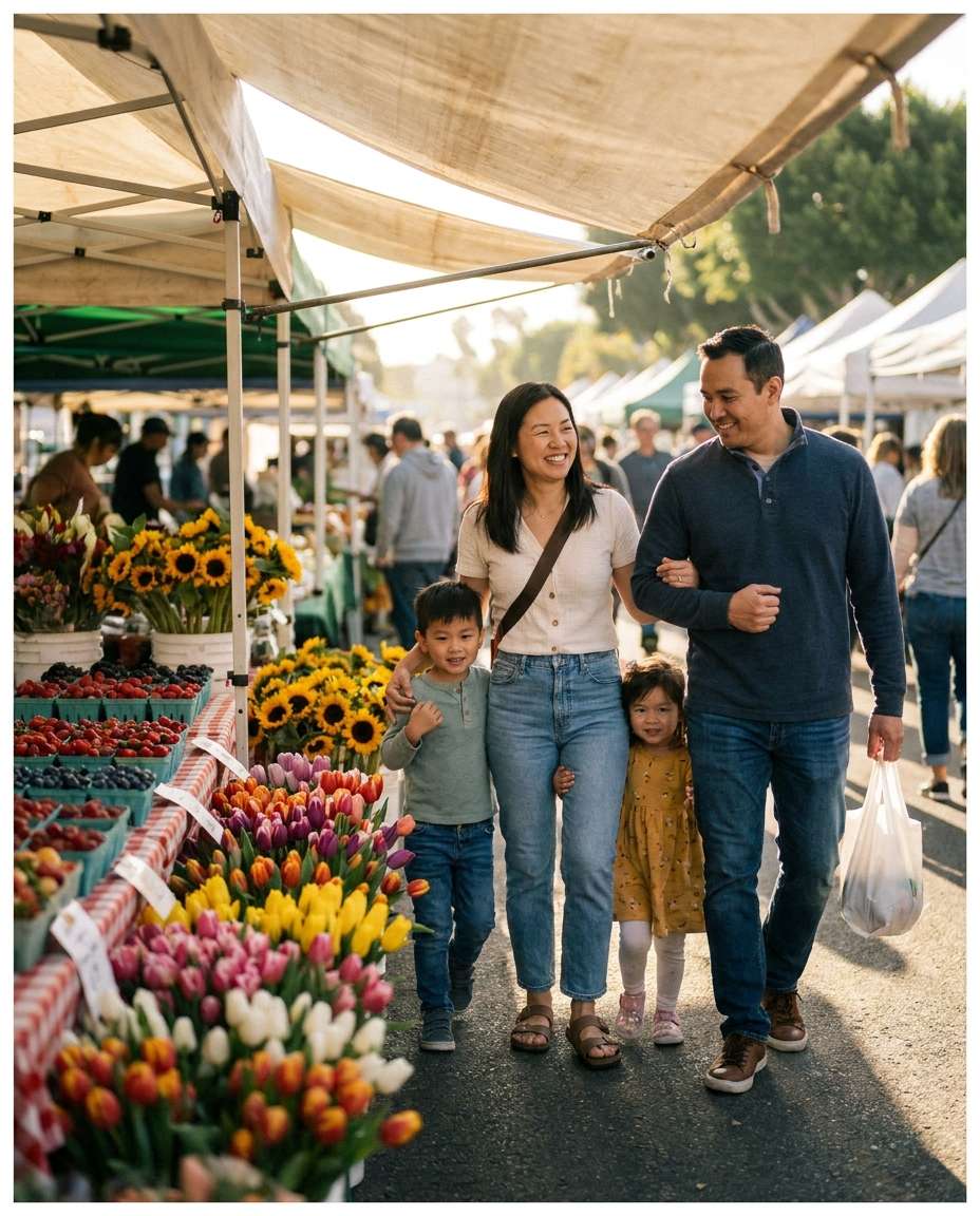 sunday market stroll photo
