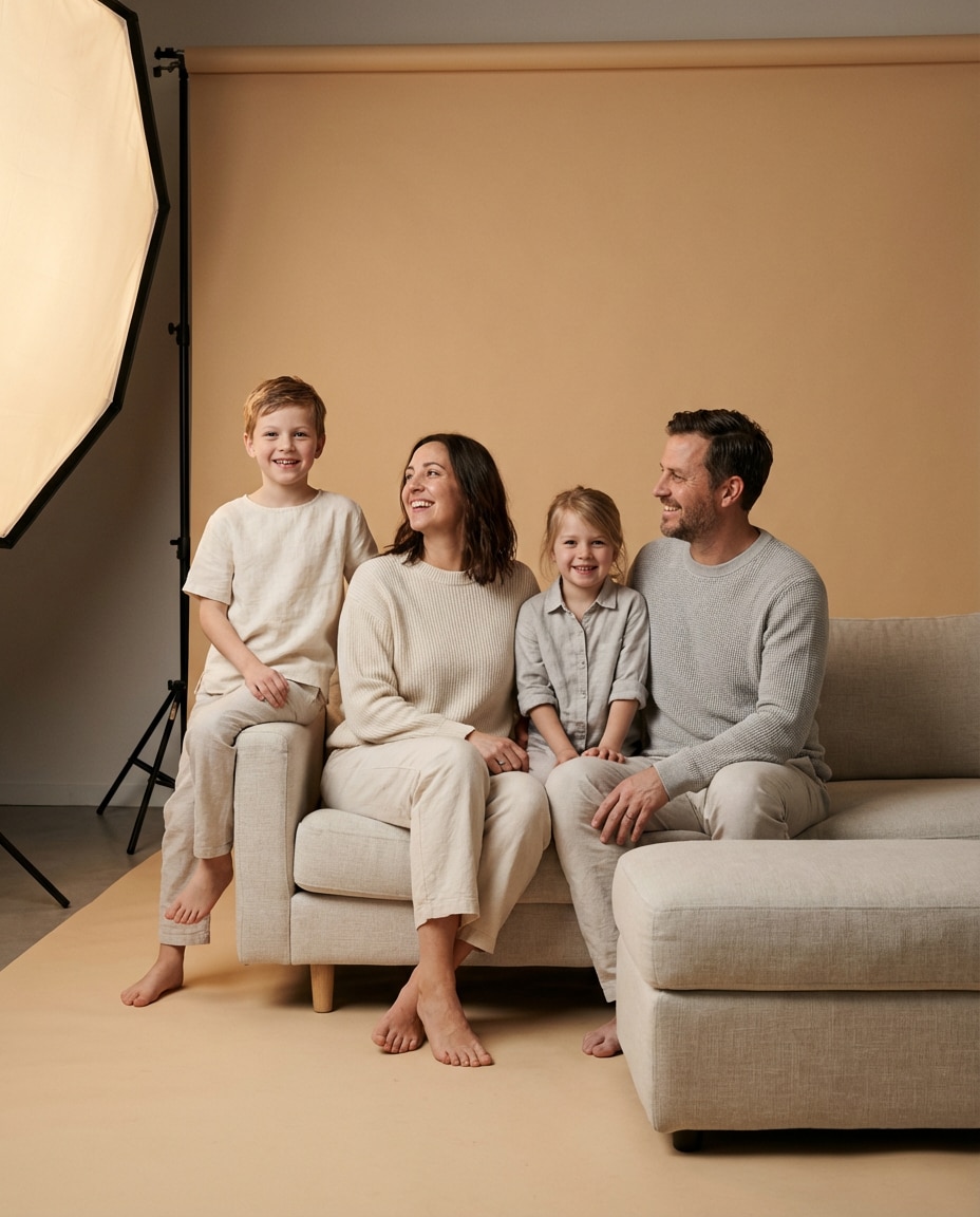 soft studio portrait photo