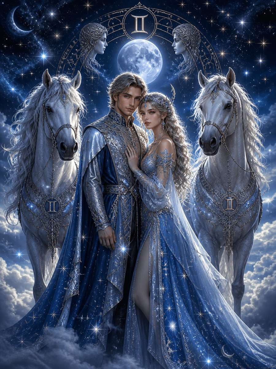 Gemini Zodiac Horse Fantasy photo