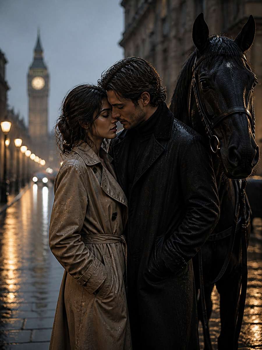 Rainy Horse Cinema Scene photo