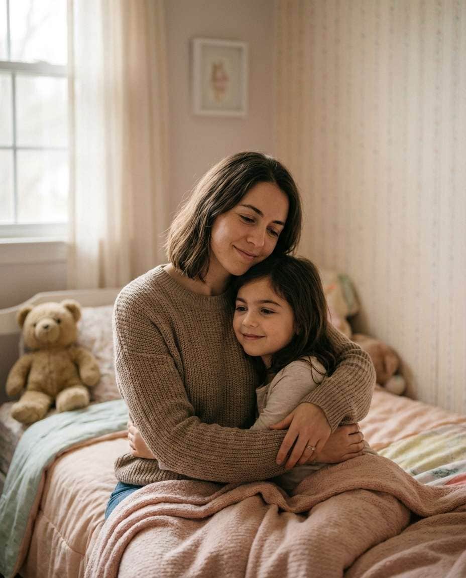 window light reunion photo