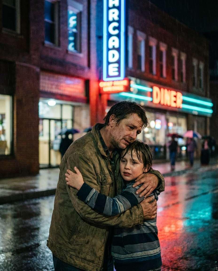 city night neon photo