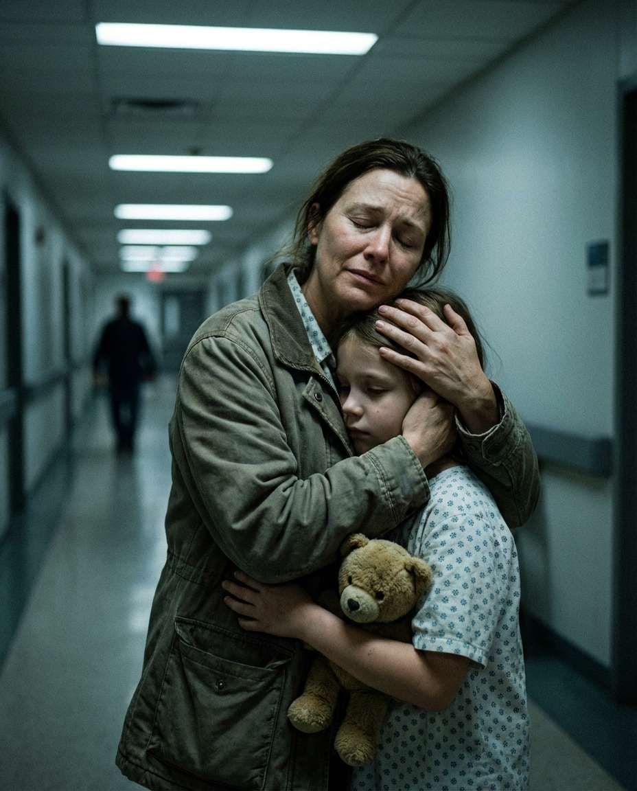 hospital corridor courage photo