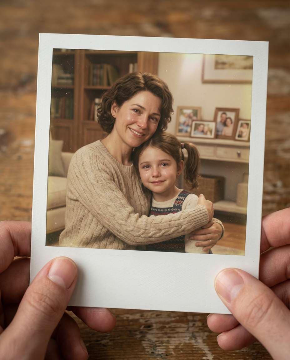 polaroid memory frame photo