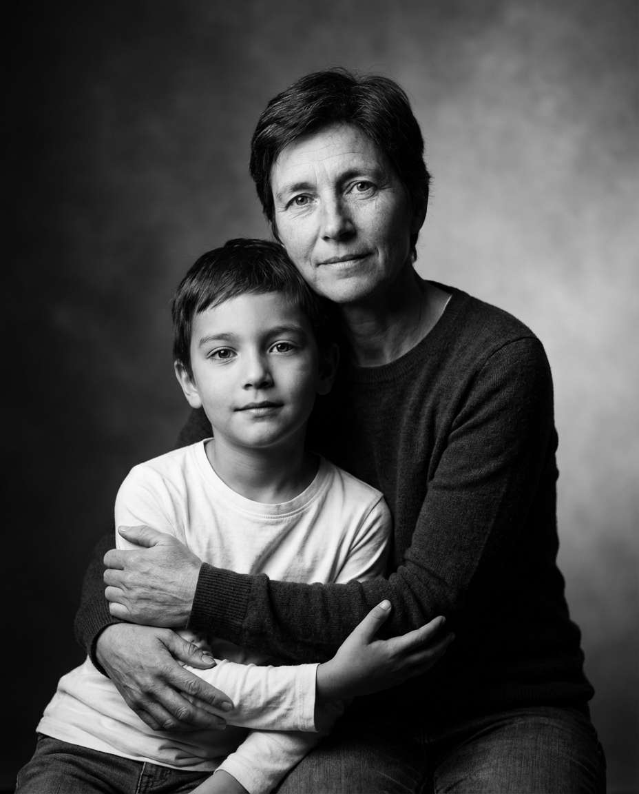 black and white healing photo