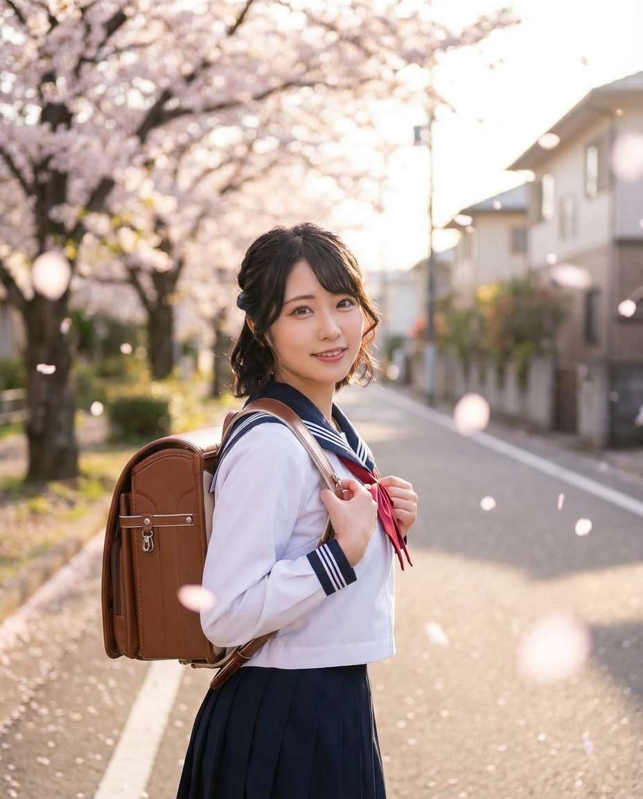 cherry blossom walkway photo