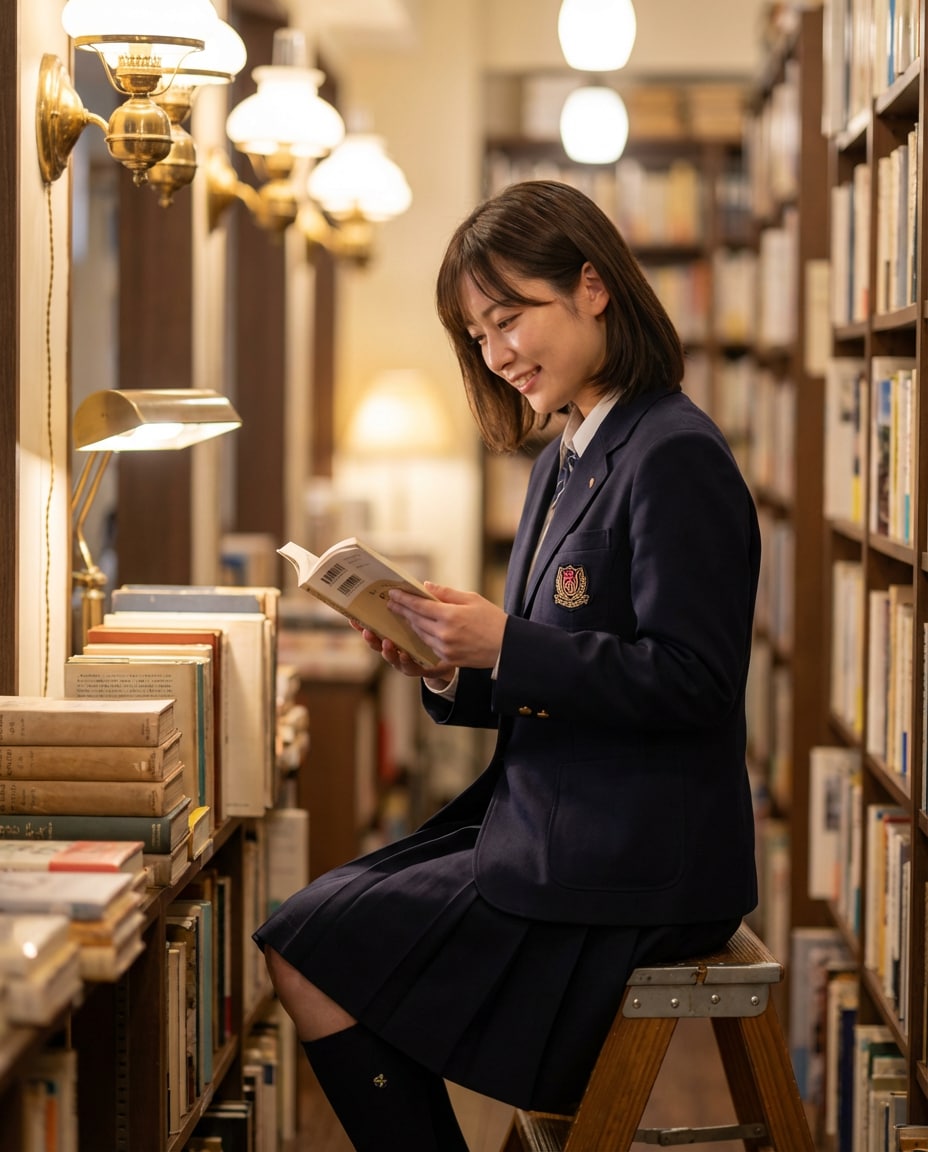 library quiet aesthetic photo