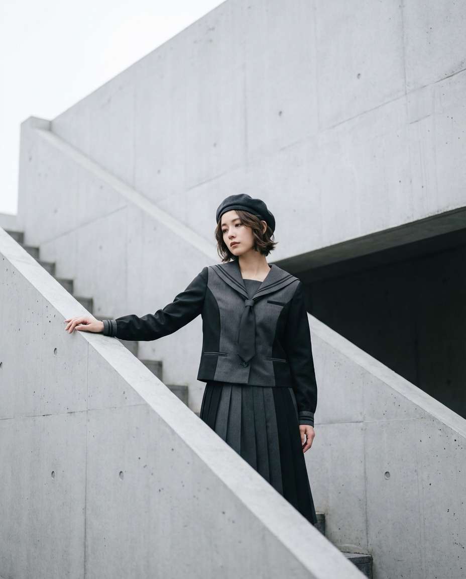 minimal staircase shot photo