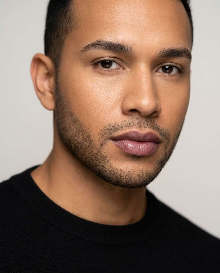 soft glam for men photo