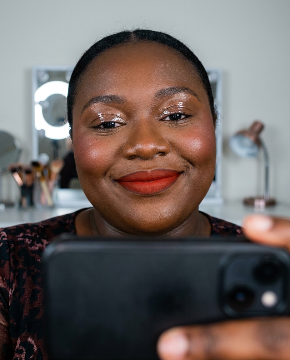 influencer ring light photo