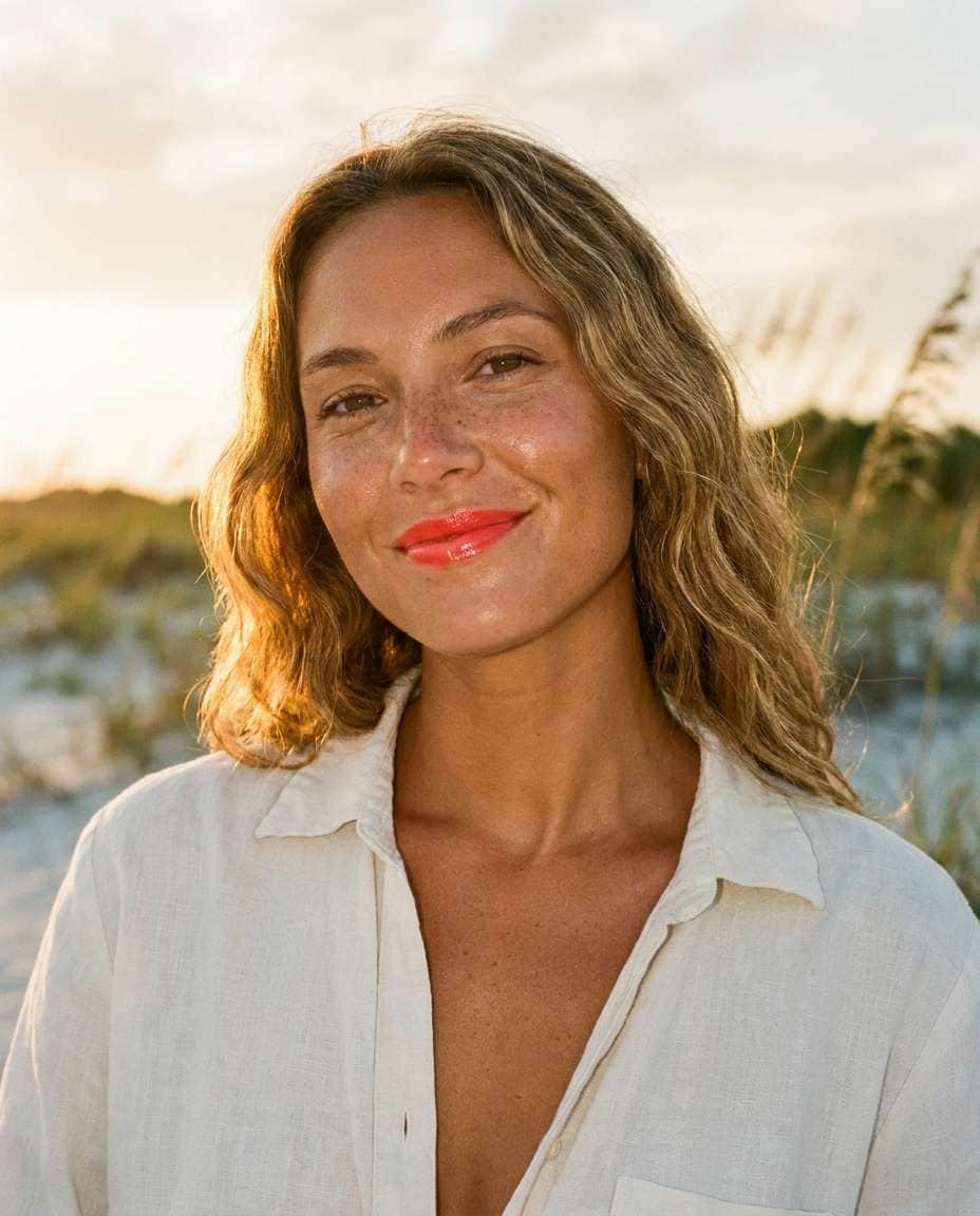 beach coral glow photo