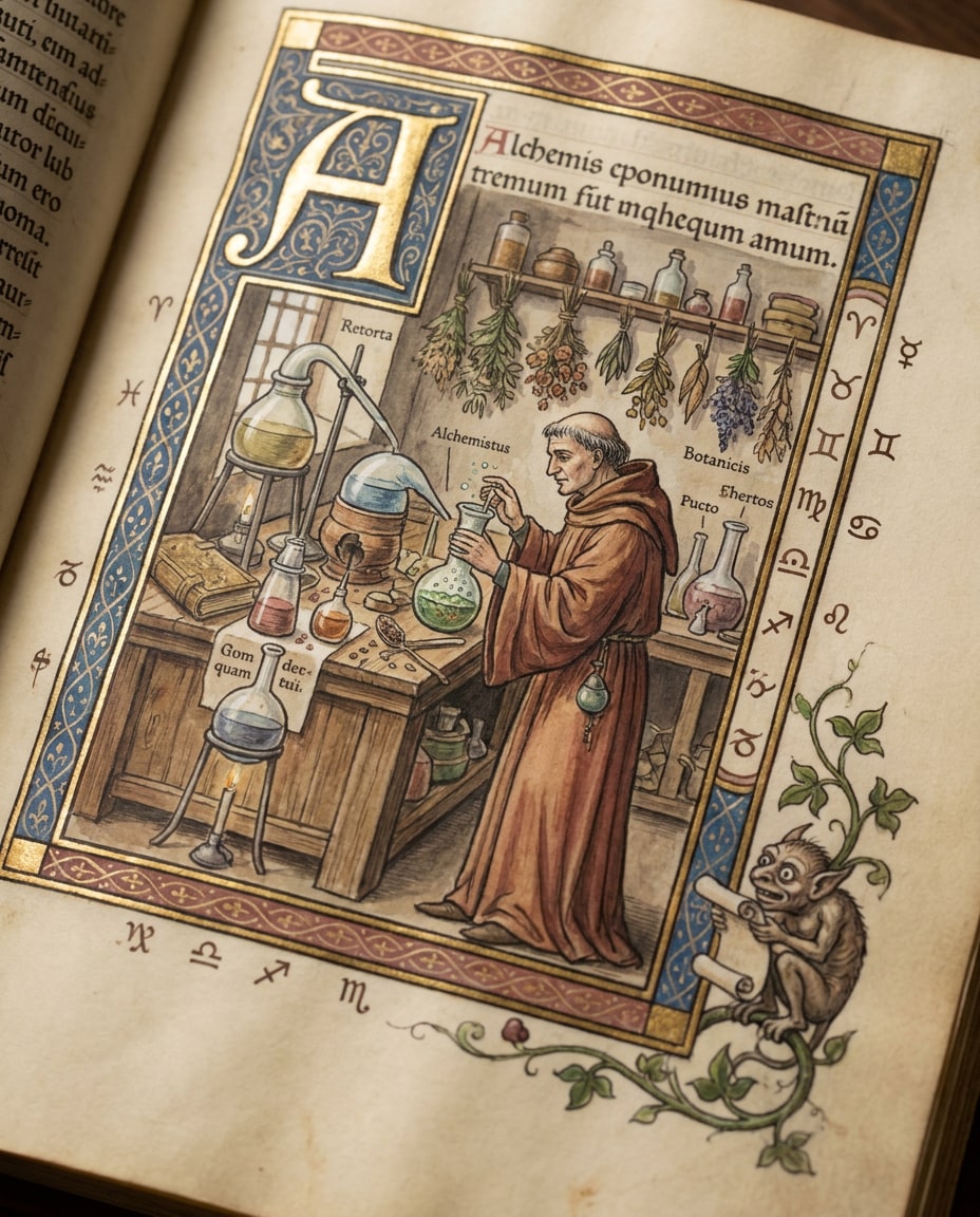 alchemist workshop page photo