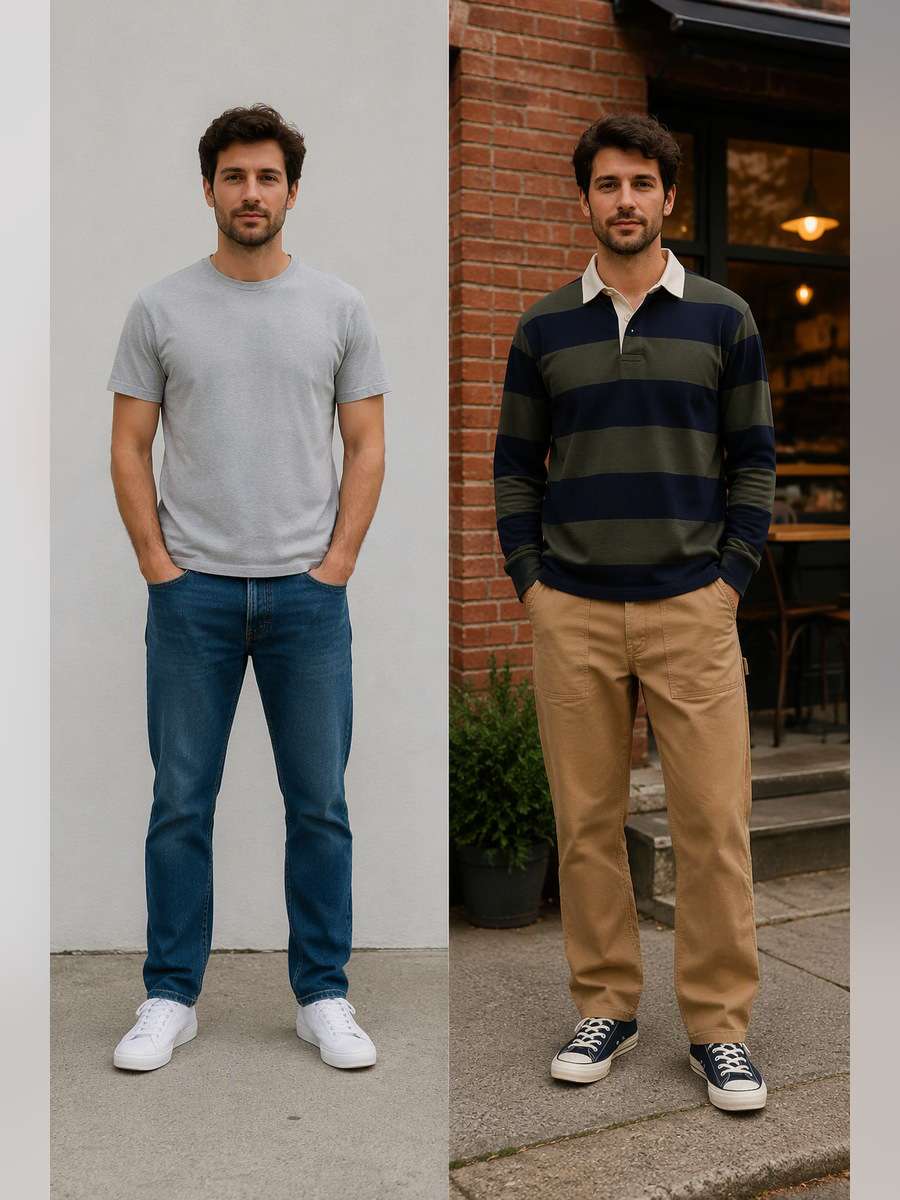 Long-Sleeve Rugby Shirt — illustrative image-to-image before and after
