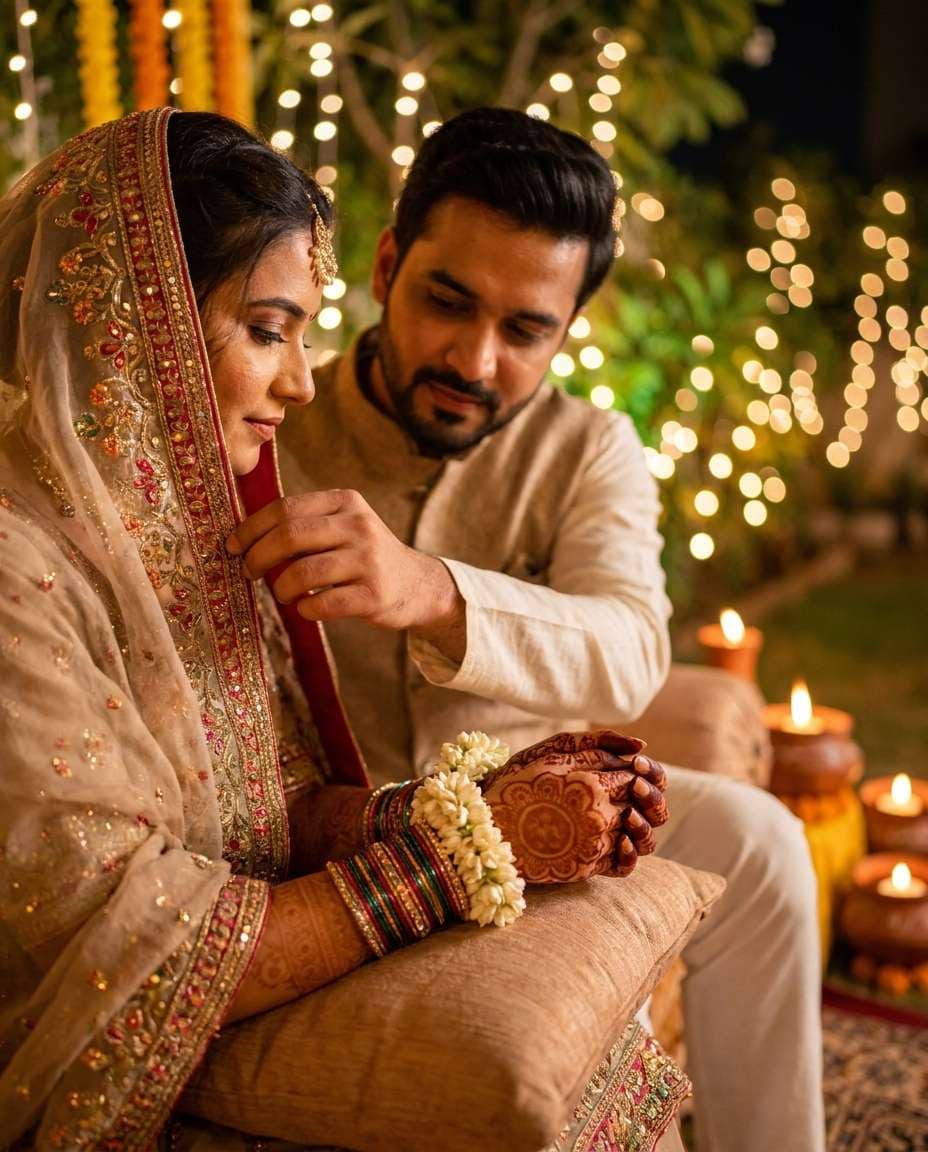 gajra and bangles photo