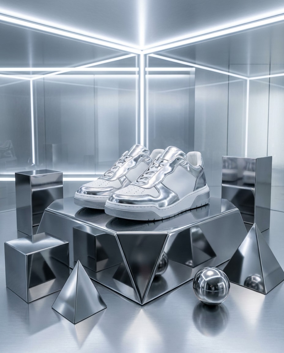 chrome futuristic set photo