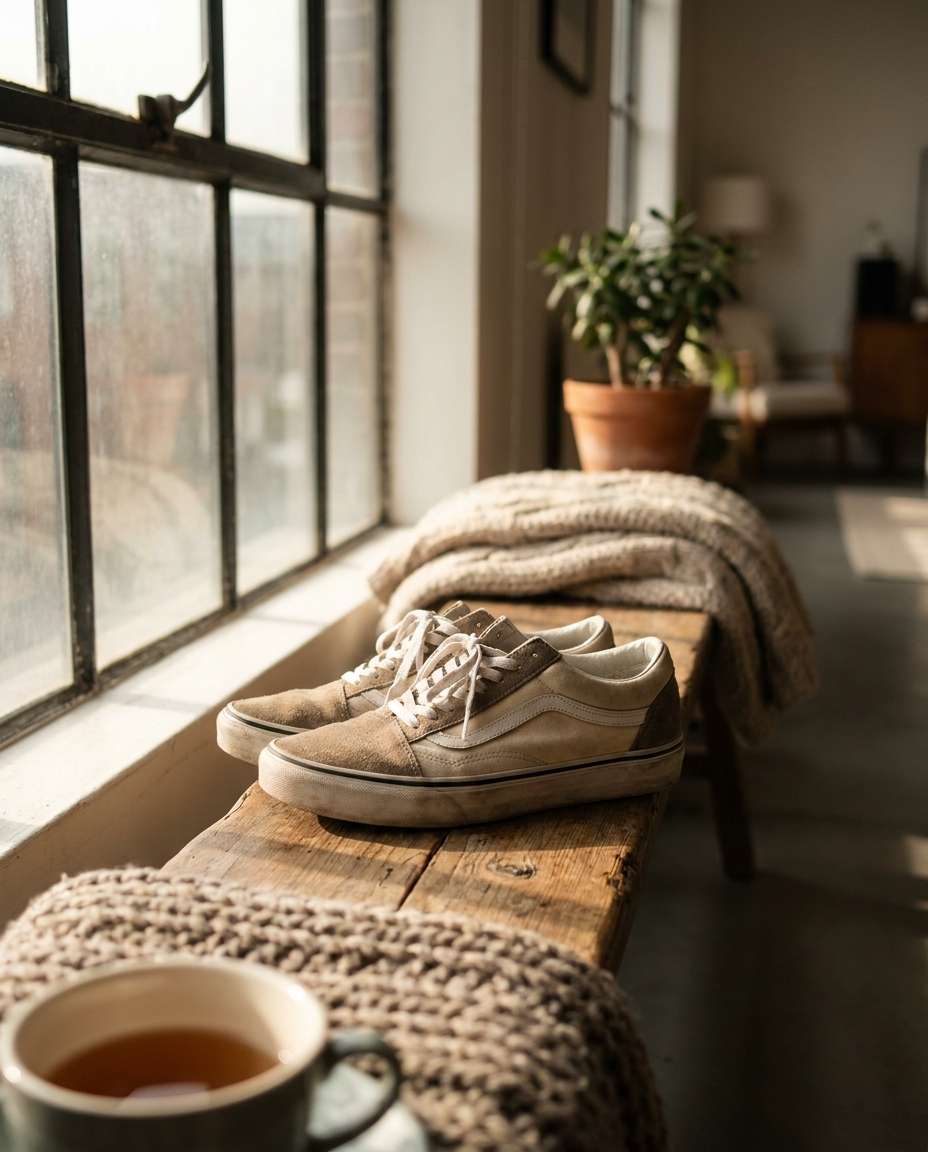 wood bench natural light photo