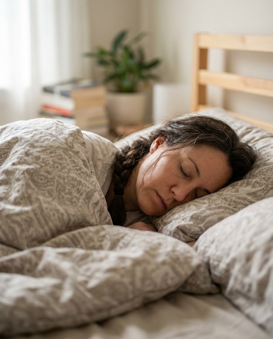 braided hair bedtime photo
